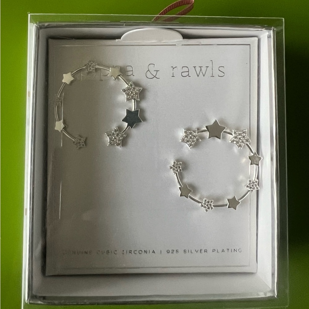 Pippa & Rawls Star hoop earrings.